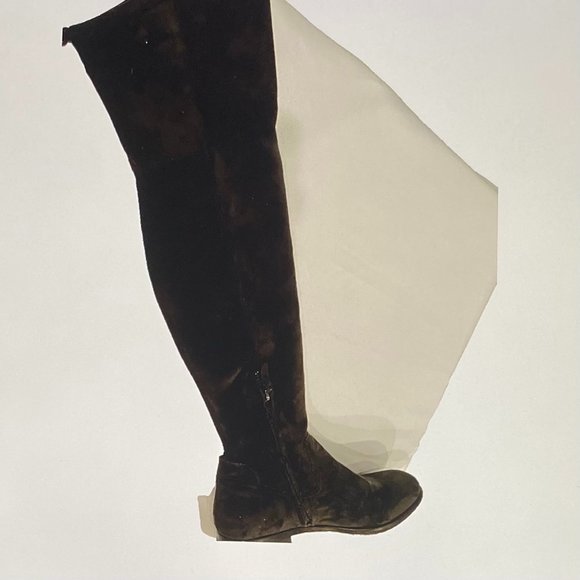 DOLCE VITA ANSLEY BROWN MICROSUEDE OVER THE KNEE BOOTS - Picture 2 of 4